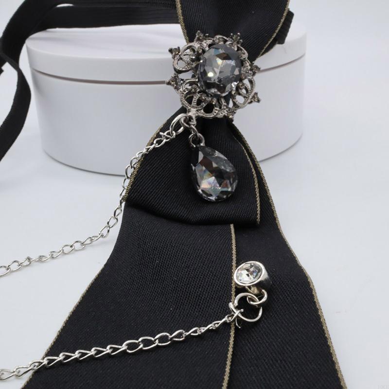 Gothic Fashion Neck Tie with M - Bow Tie Pre Tied avaliação e preço