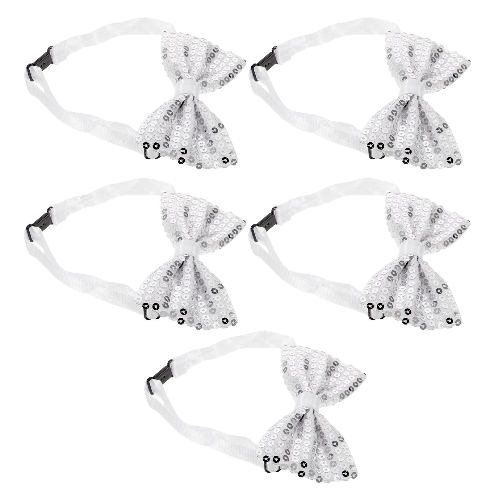 5Pcs Sequin Bow Tie Kids Pre-T - Bow Tie Pre Tied avaliação e preço