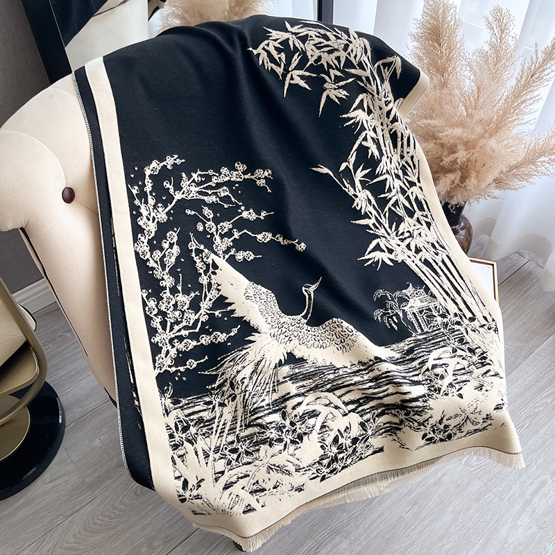 Women Winter Cashmere Scarf Wh - Woven Scarf Blanket avaliação e preço