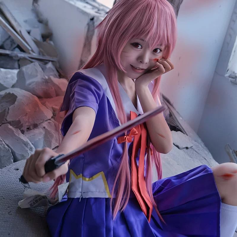 Yuno Gasai Future Diary Cospla - Bow Tie Pre Tied avaliação e preço