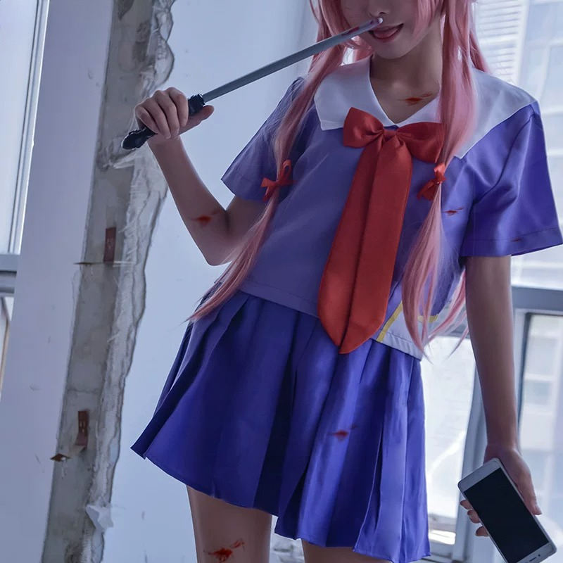 Yuno Gasai Future Diary Cospla - Bow Tie Pre Tied avaliação e preço