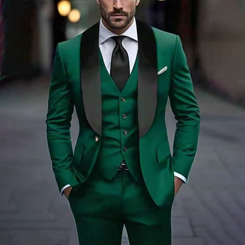 Elegant man suit Green Men Sui - Muffler Men Wool avaliação e preço