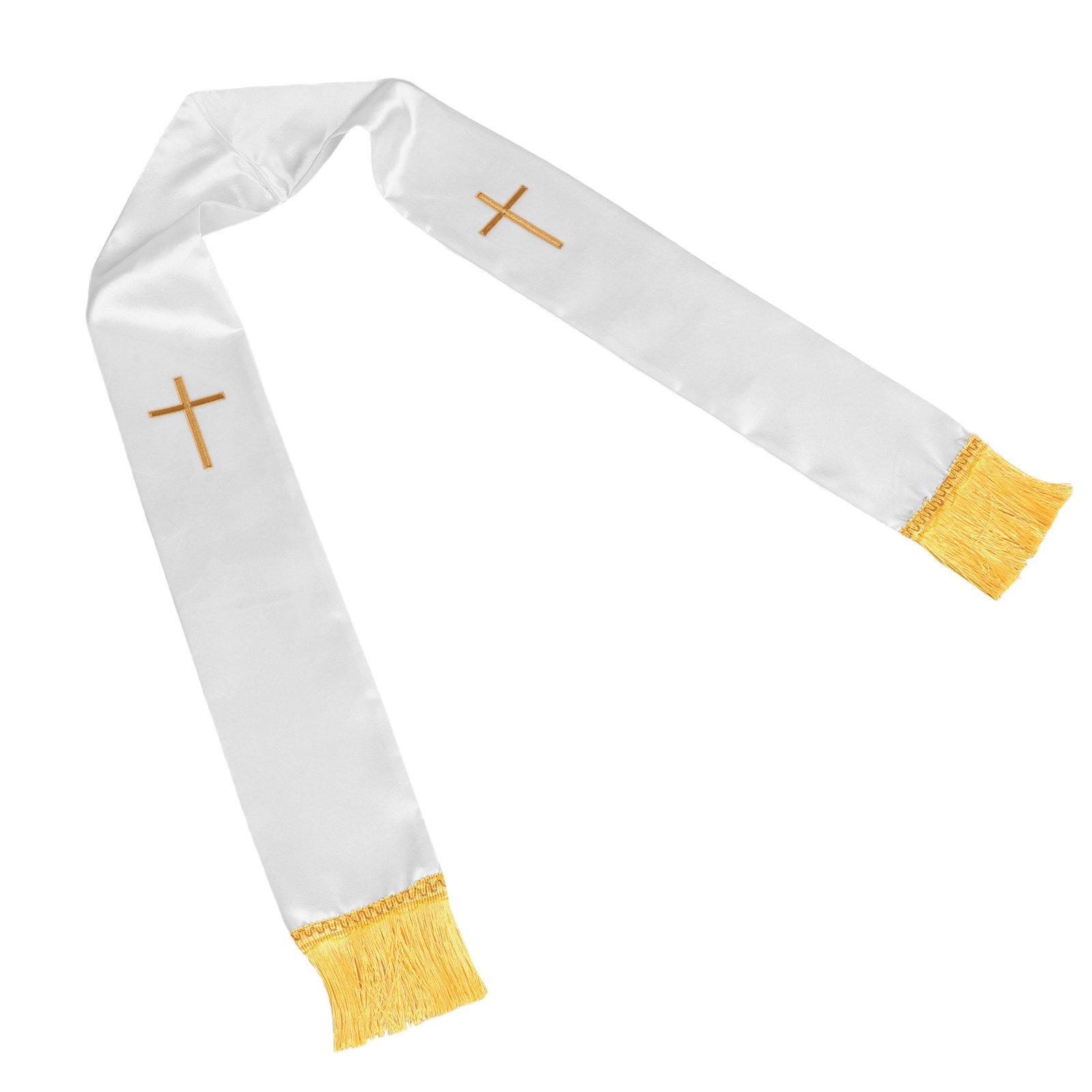 Clergy Stole Embroidered Cross - Stole Wedding Shawl avaliação e preço