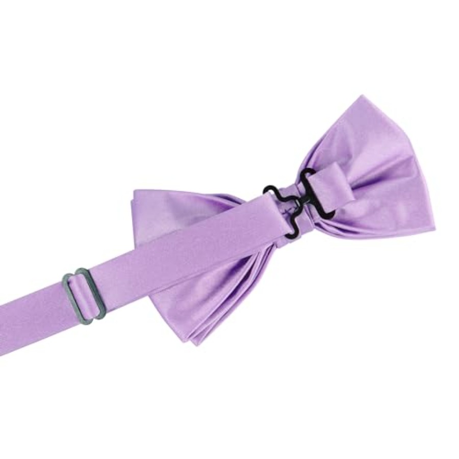 Solid Color Pre-tied Bow Tie a - Pocket Square Set avaliação e preço
