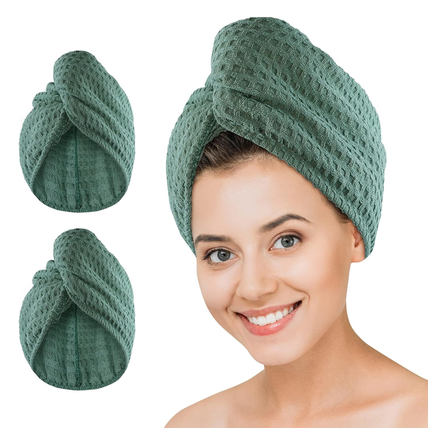 Microfiber Hair Drying Towel - - Head Wrap Turban avaliação e preço